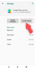 Click on clear cache