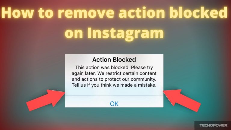 how to Action blocked on Instagram