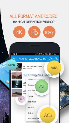 Best video players for android